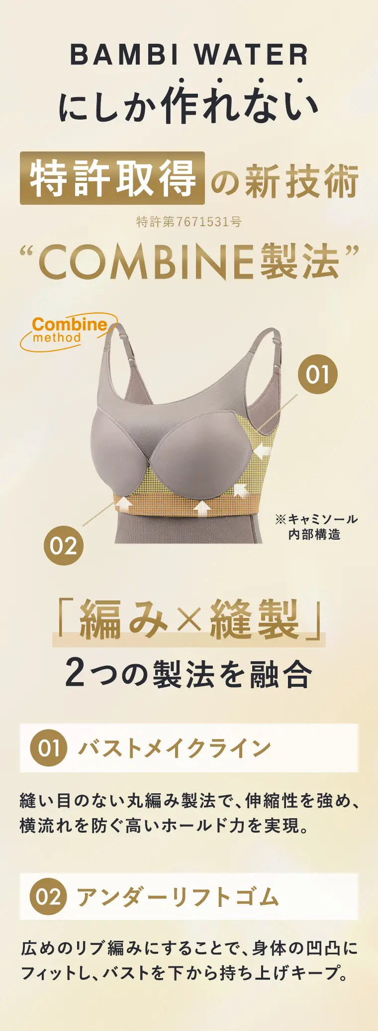 BAMBI WATERにしか作れない