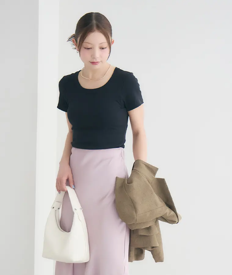 カップ イン クルーネックT