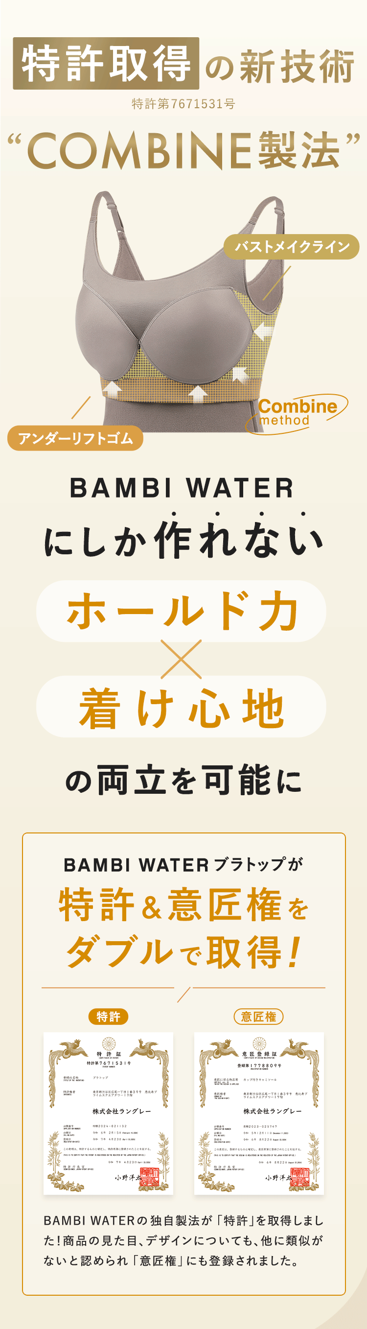 コンバイン製法