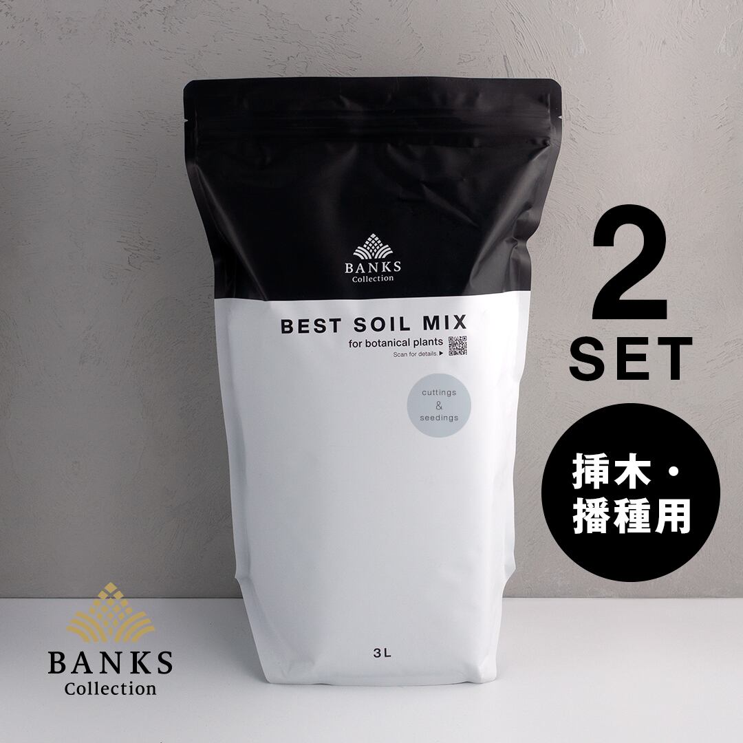 【細粒】best soil mix 挿木・播種用(3L)2袋