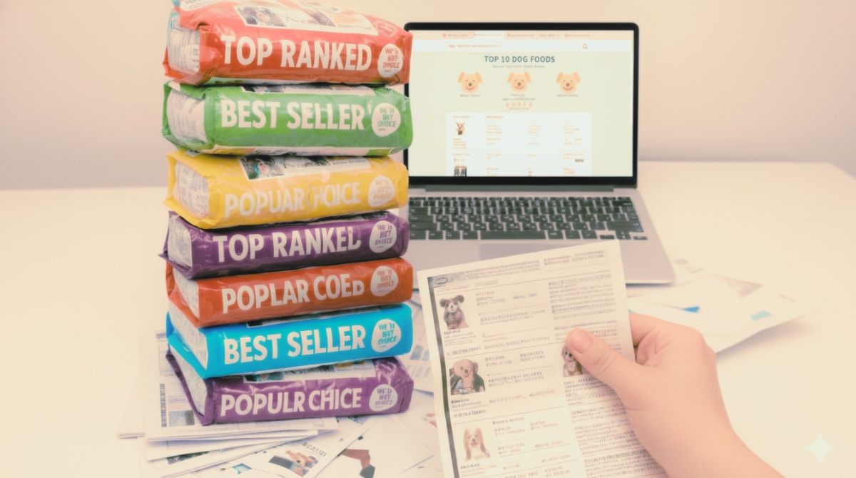 ネットにあるドッグフード人気ランキングは嘘？  