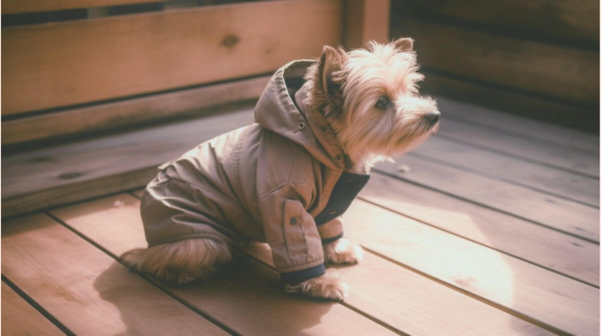 お散歩時の防寒対策