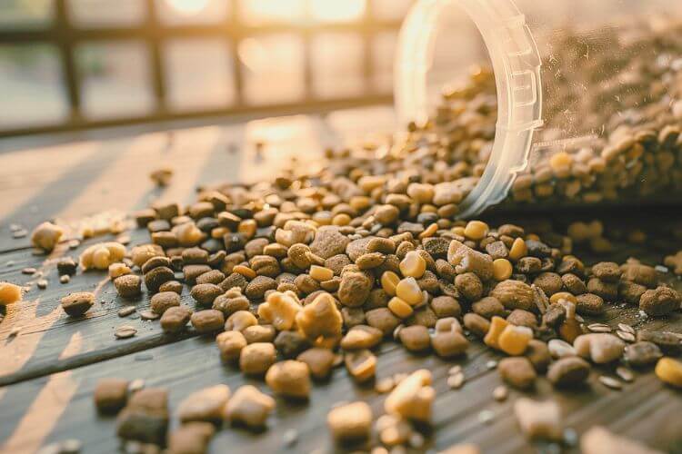 穀物とドッグフード