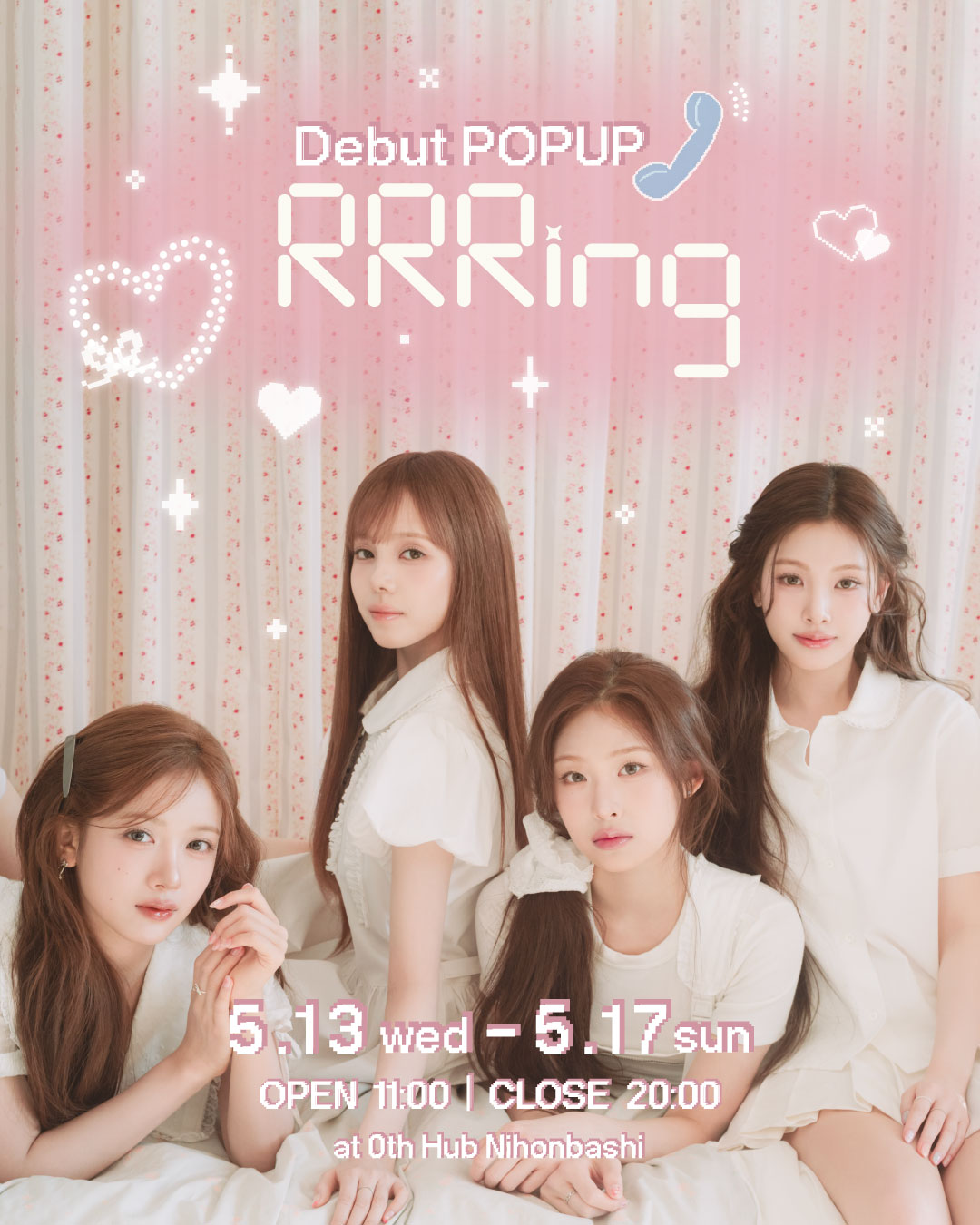RRRing 日本橋会場 限定 トレカ MIA Baby DONT Cry RRRing＞【5/13～5/17】日本橋にて「RRRing Debut POPUP」の開催が決定！