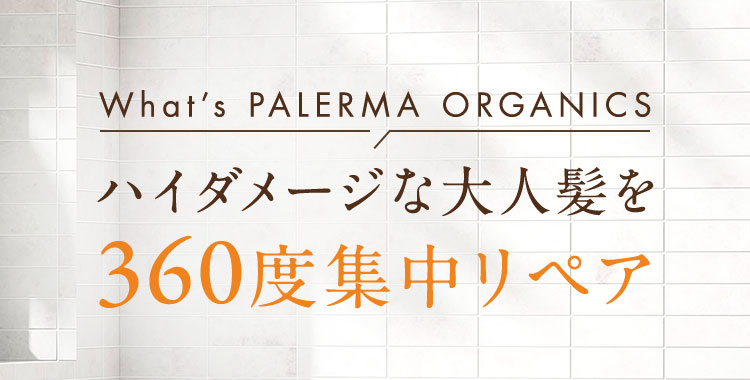 ハイダメージな大人髪を360度集中リペア