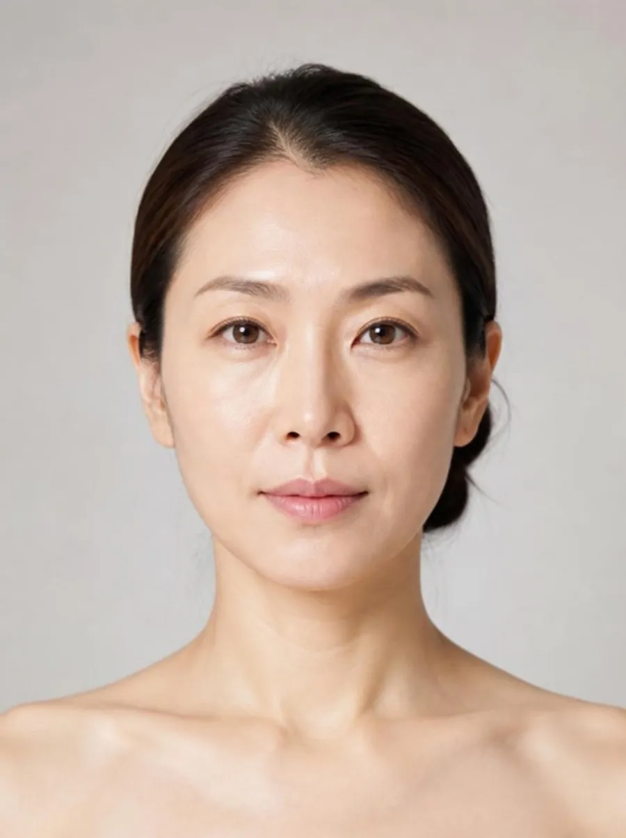 部位を選択する顔のイメージ