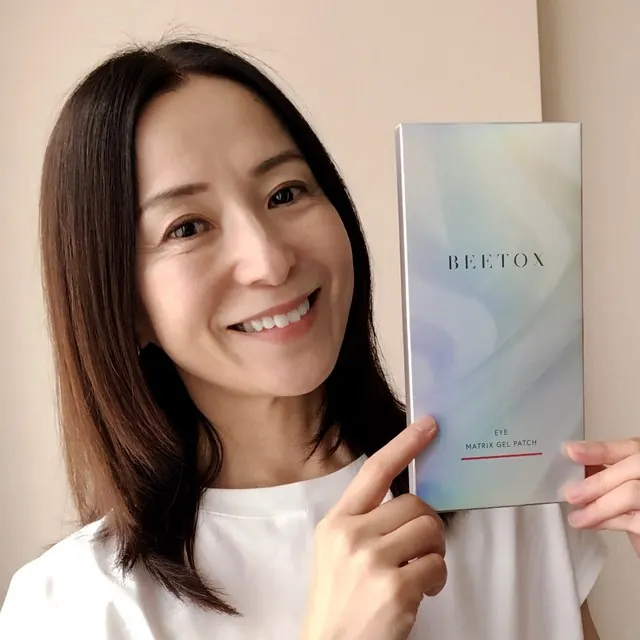 BEETOXを使っている50代の方の笑顔