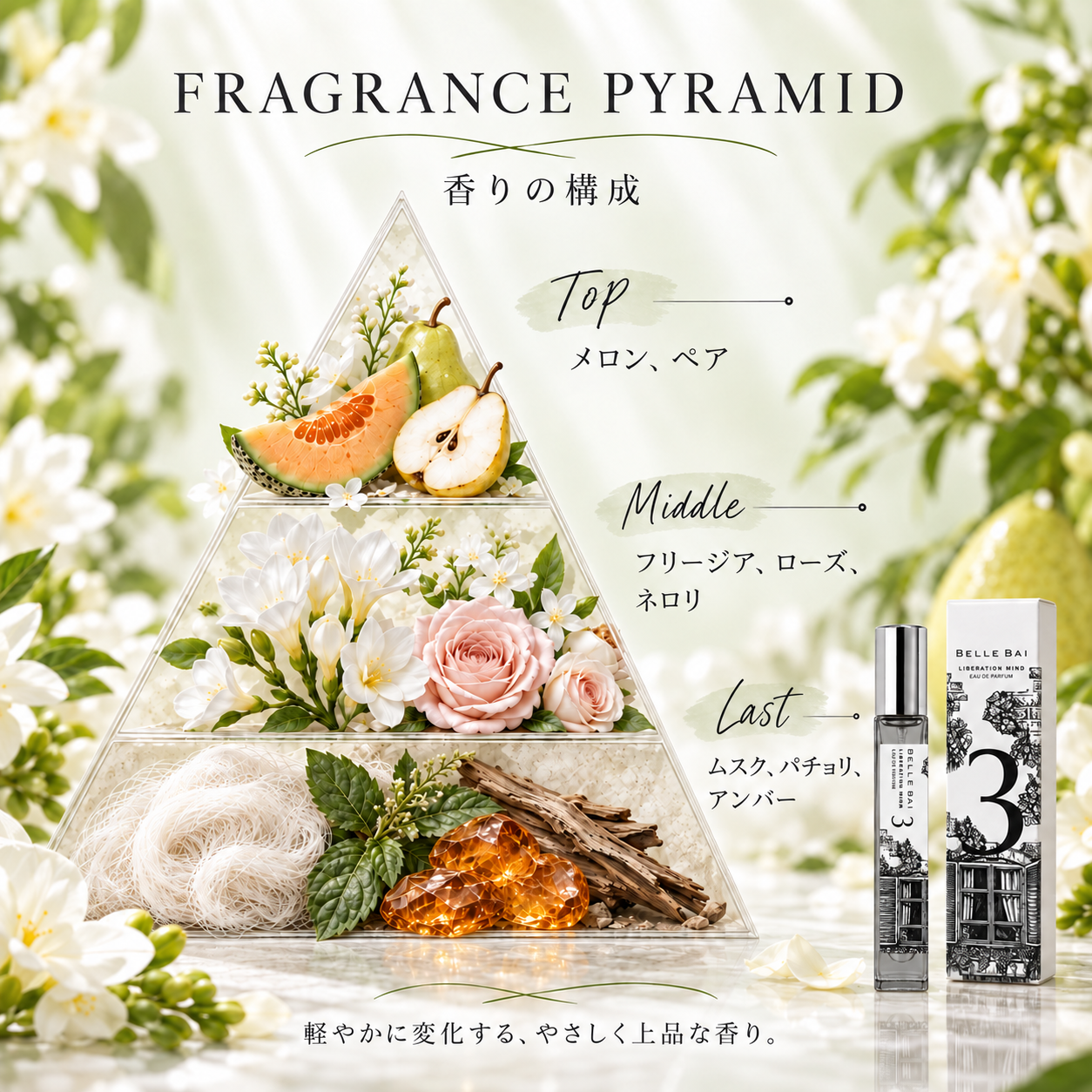 ベルナンバー3<br>オードパルファン 10ml