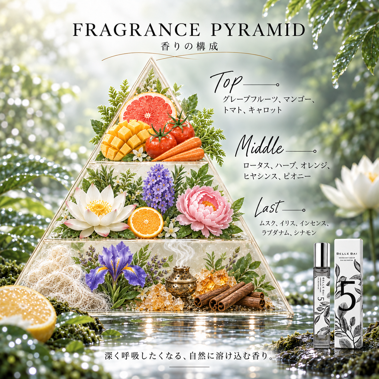 ベルナンバー5<br>オードパルファン 10ml