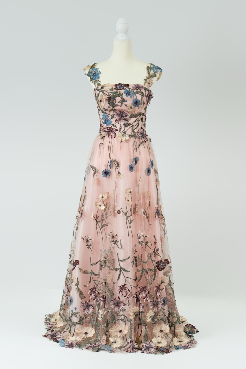 jardin fleuri 001 PI ドレスサイズ（Type：Free / JUST）: 3号～7号：編み上げ