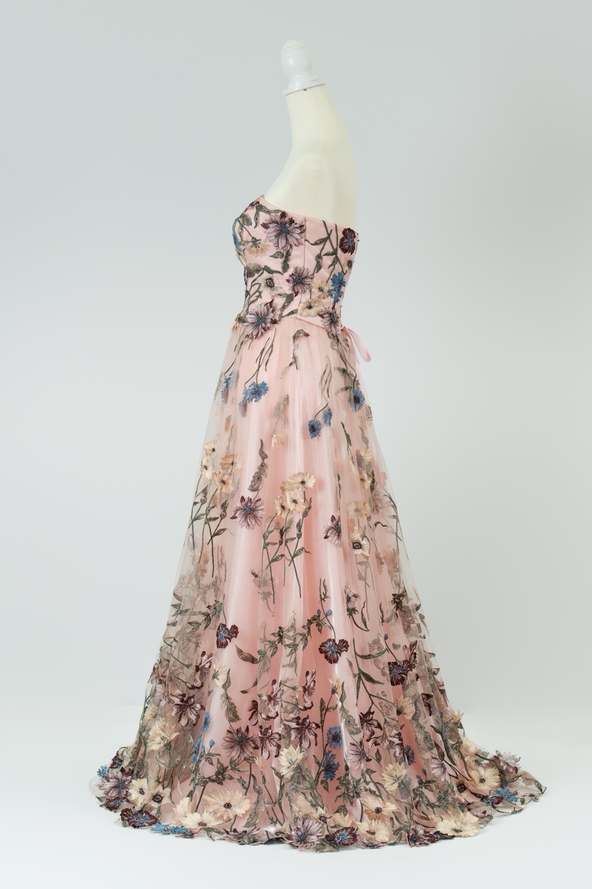 jardin fleuri 001 PI ドレスサイズ（Type：Free / JUST）: 3号～7号：編み上げ