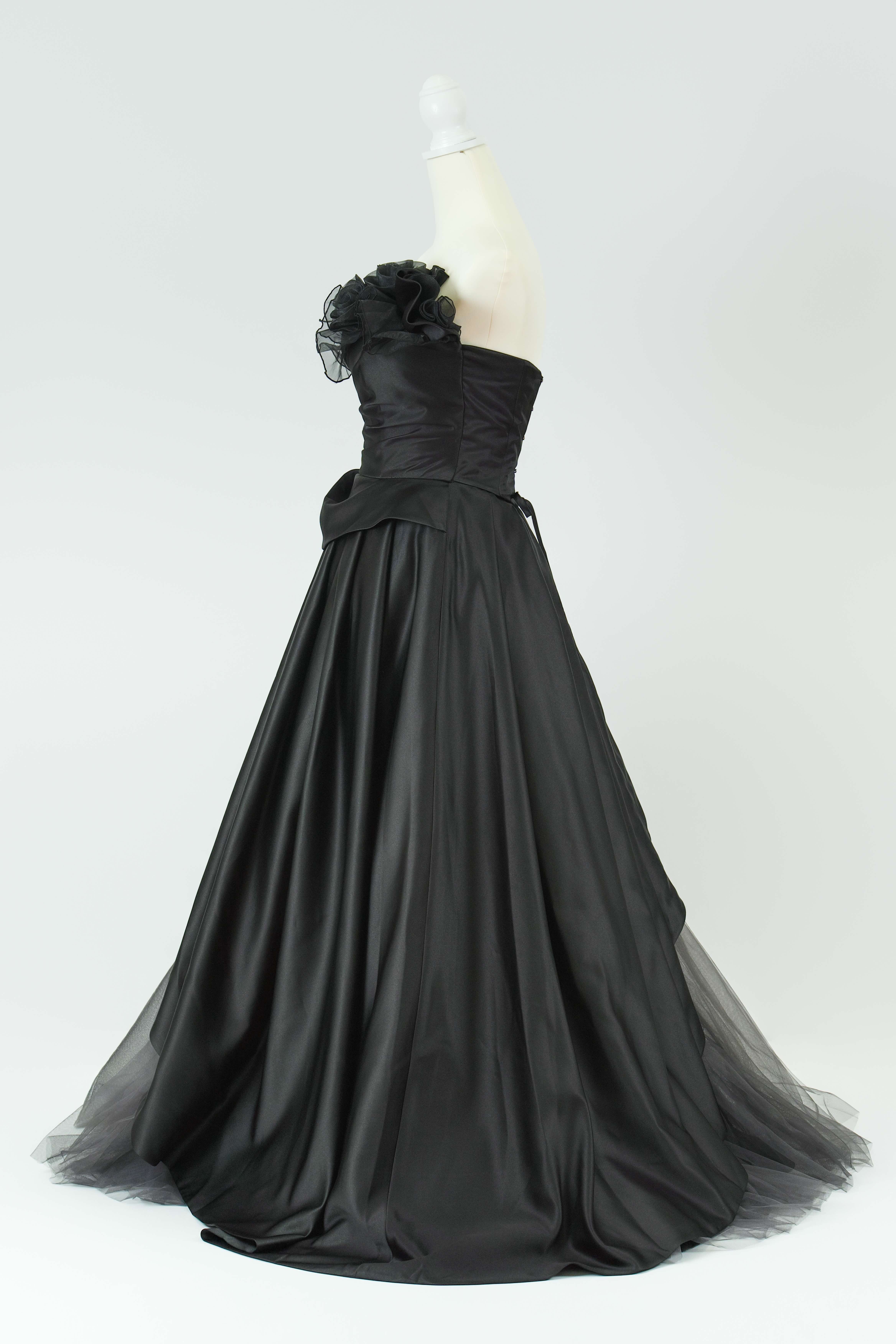 luxe 003 BK ドレスサイズ（Type：Free / JUST）: 3号～7号：編み上げ