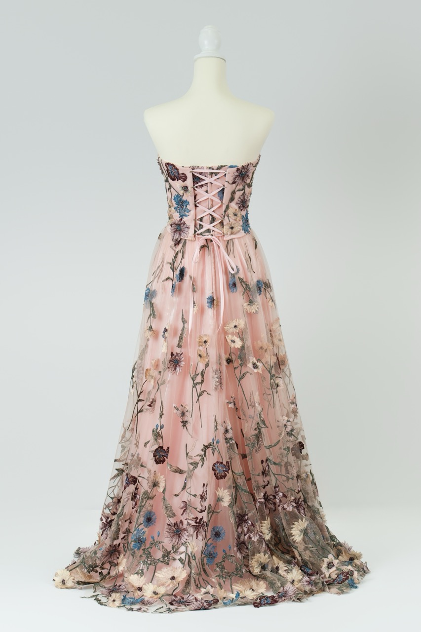 jardin fleuri 001 PI ドレスサイズ（Type：Free / JUST）: 3号～7号：編み上げ