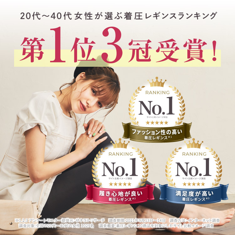 プレーン着圧レギンス