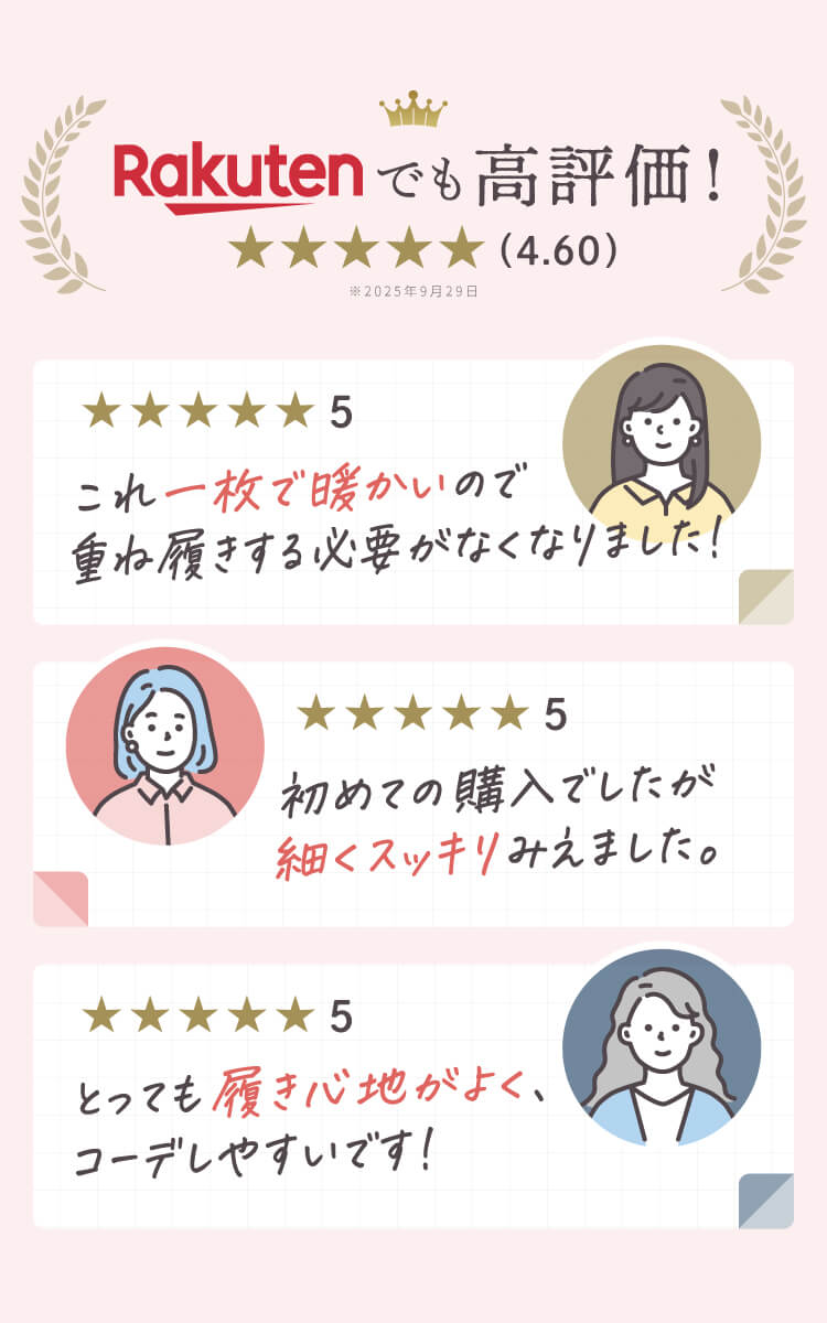 Rakutenでの高評価レビュー