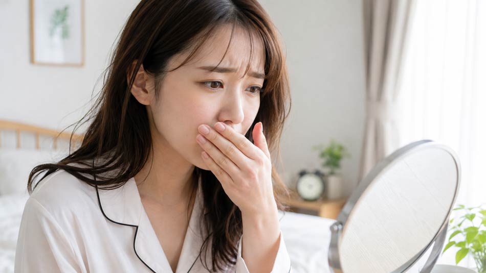 舌苔と口臭にはどのような関係がある
