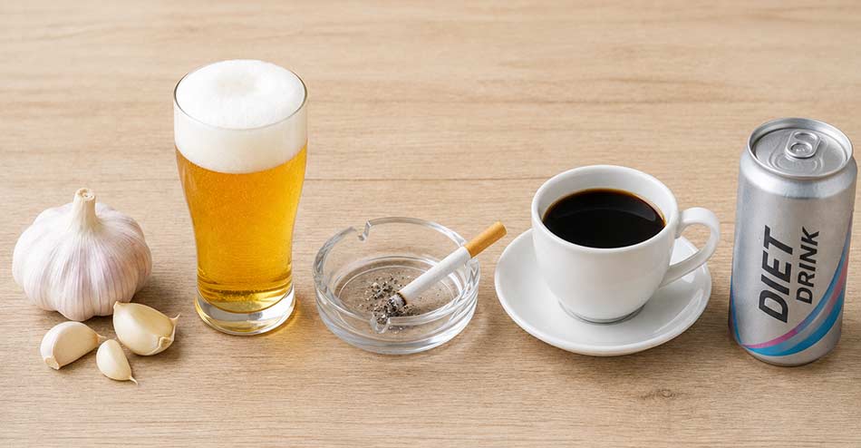 生活習慣や体調も口臭に影響
