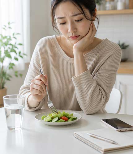 朝食抜きや過度な食事制限
