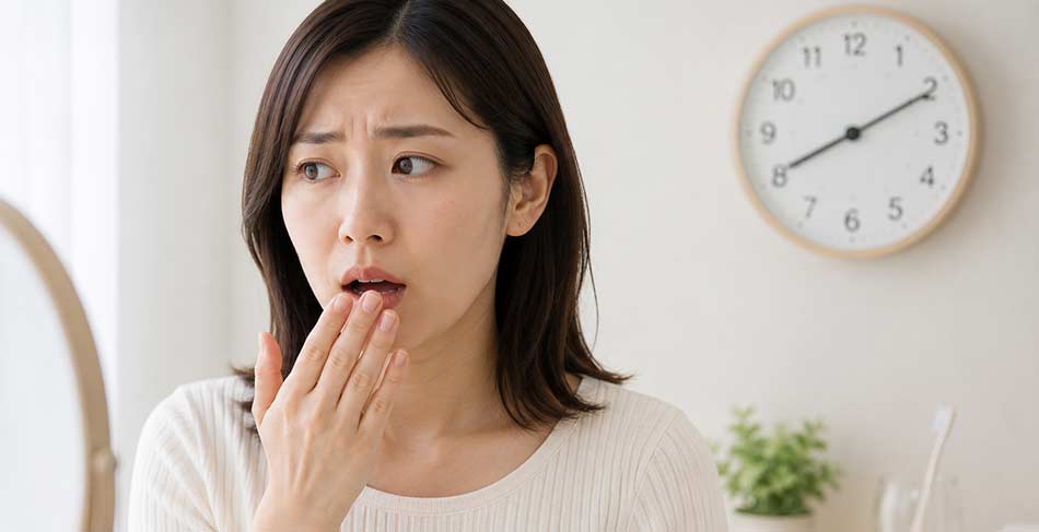 いつ臭う？症状から考える口臭の原因