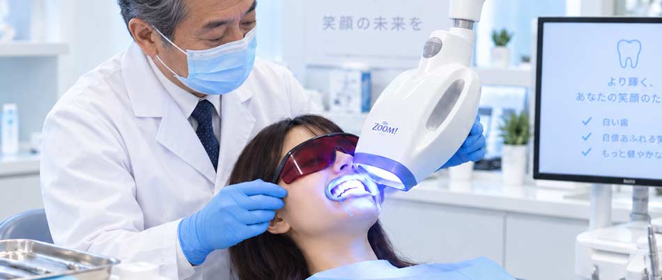 歯科医院のホワイトニング