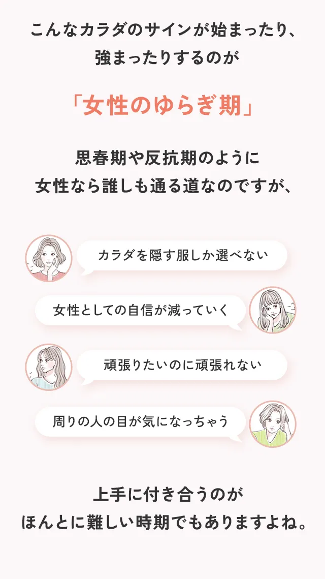 エストロゲンは40代を過ぎると急減少！
