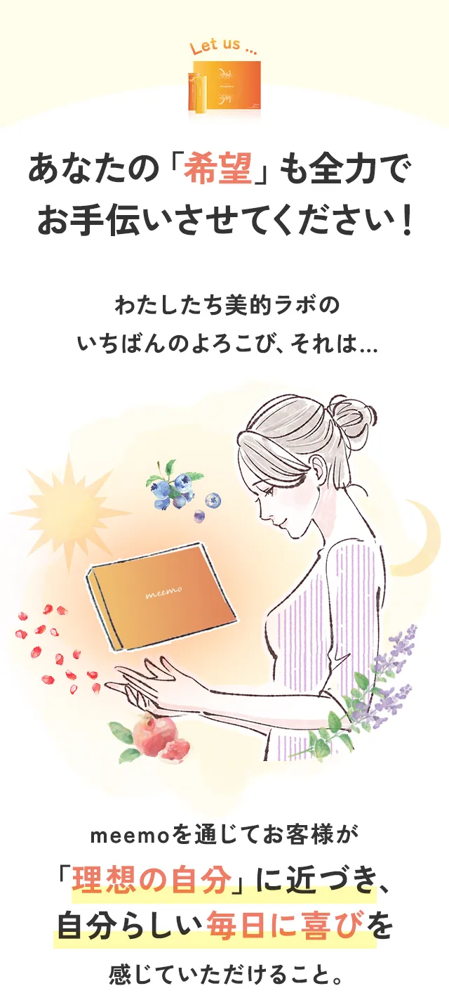meemoのことを聞いていただき、ありがとうございました