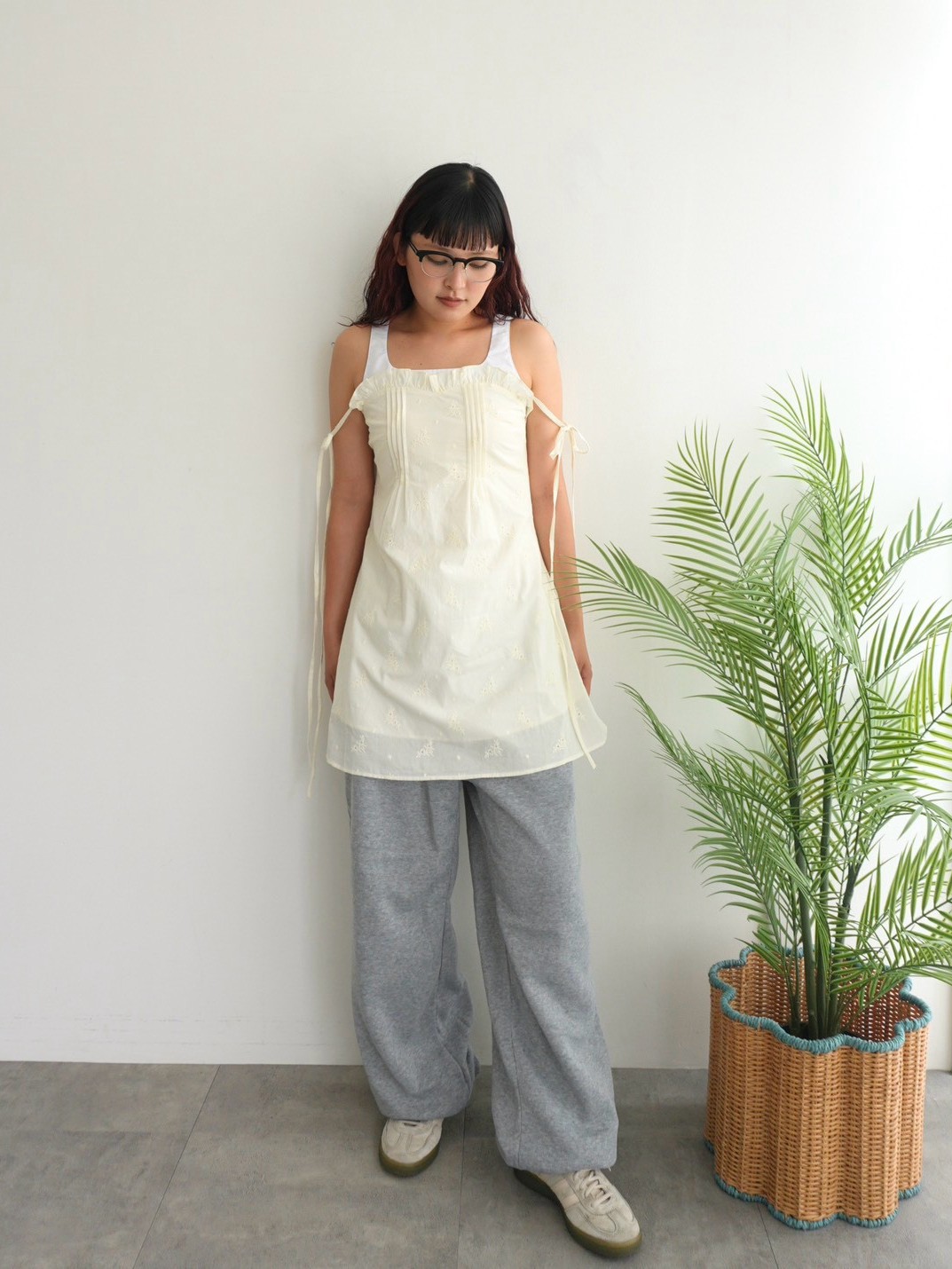 Cotton lace Ribbon Mini One-piece
