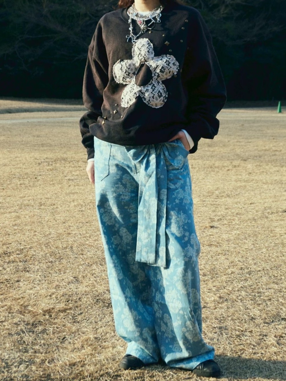 Fade Flower Sweat