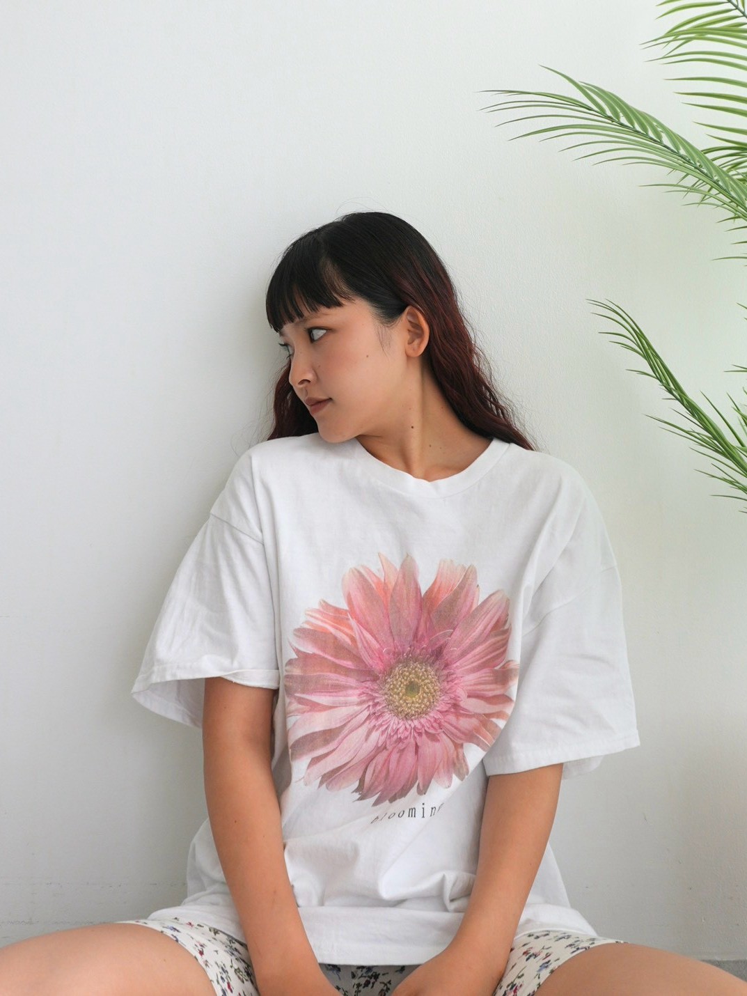 Gerbera Print Big T-shirt