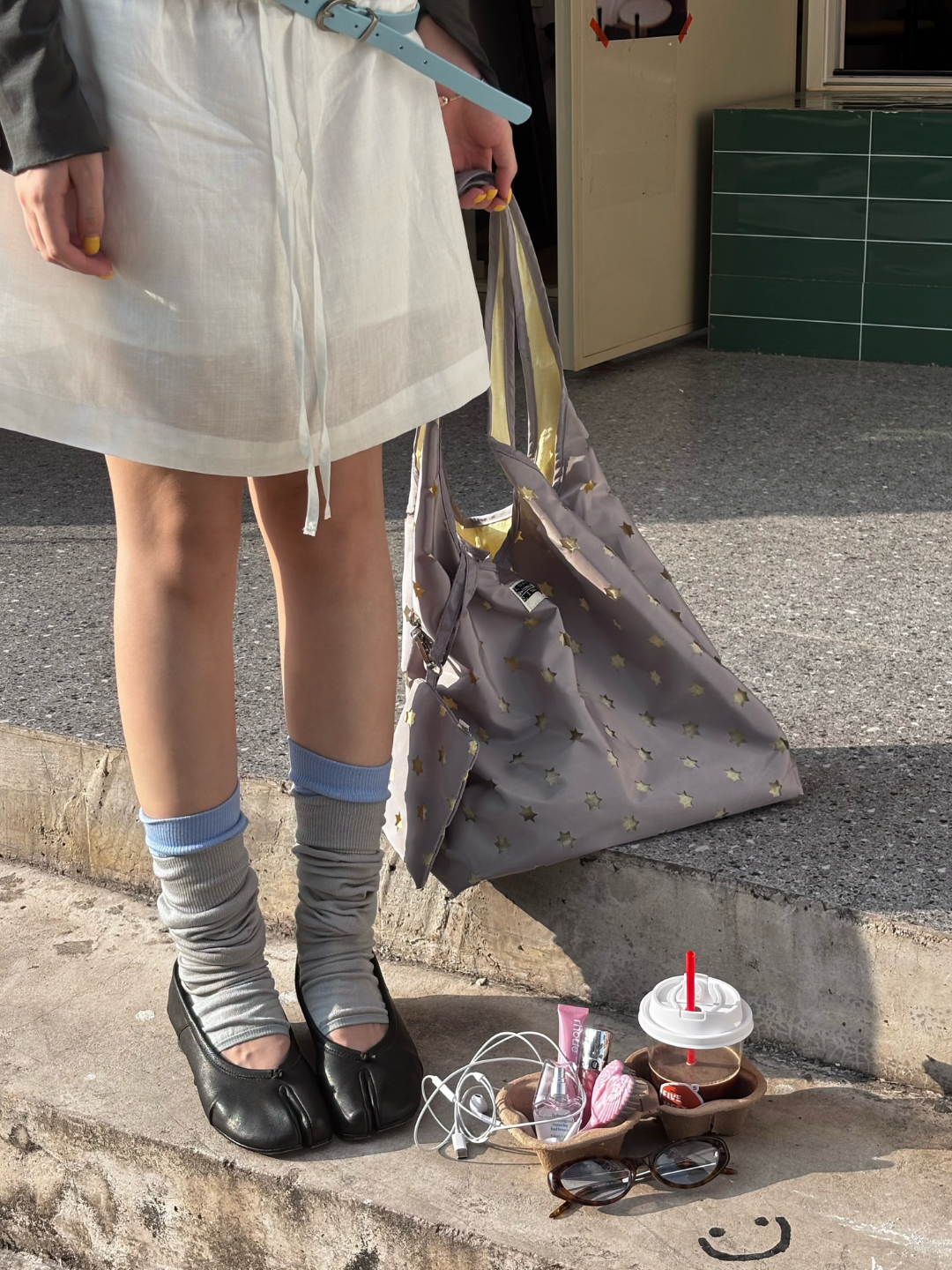 Color-Block Double-Cuff Stirrup Leg Warmers
