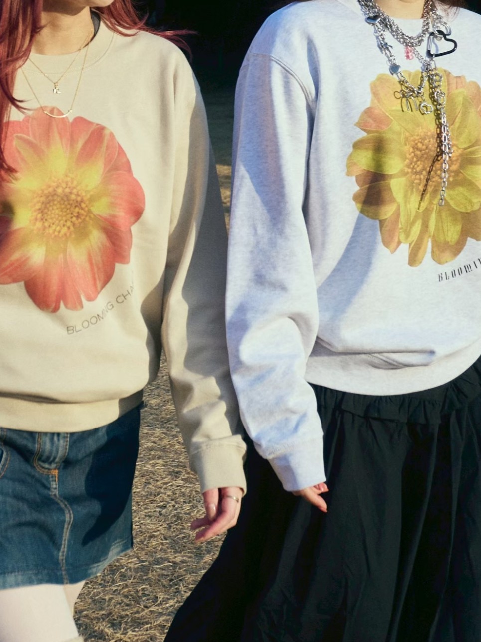 Flower Print Sweat