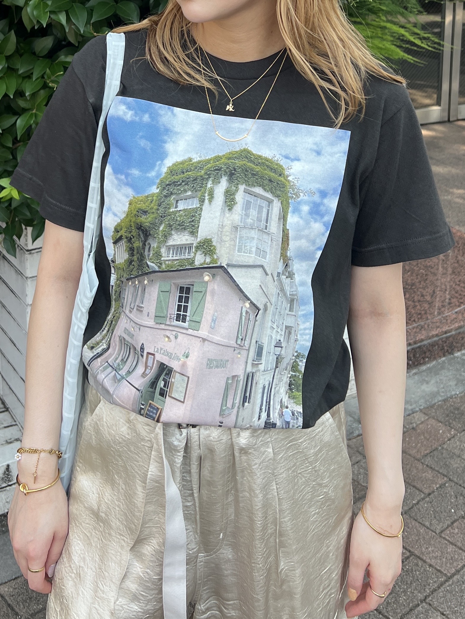 Paris photo print T-shirt