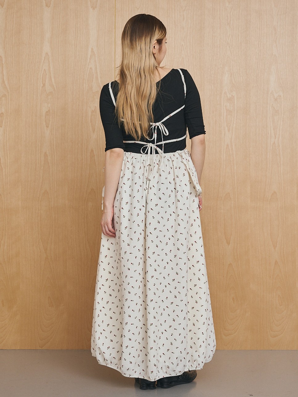 Flower Side Pocket Cami Dress