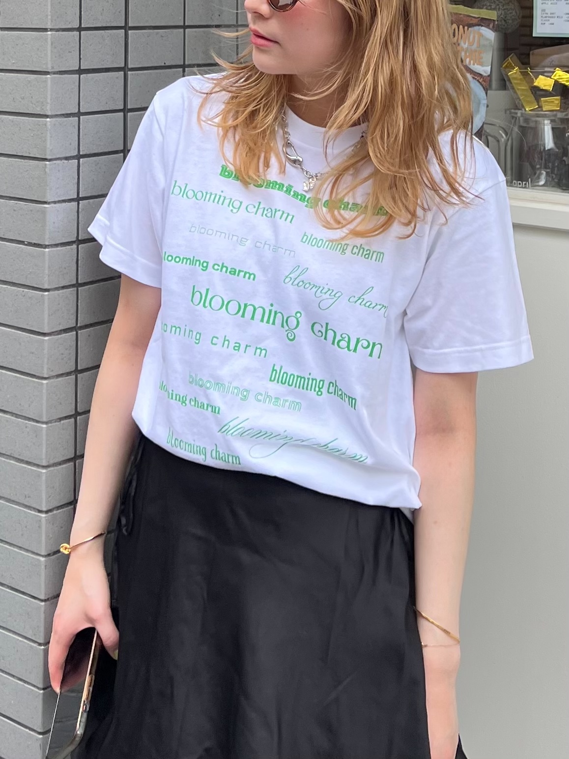 blooming charm logo T-shirt