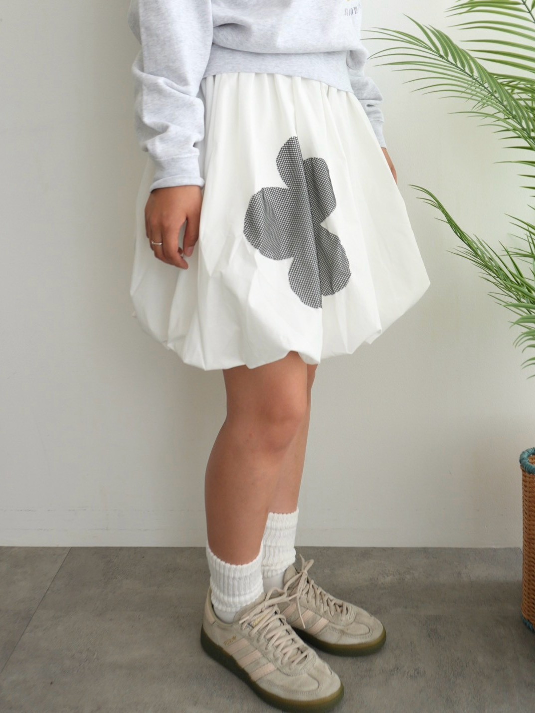 Flower Patch Balloon Skirt