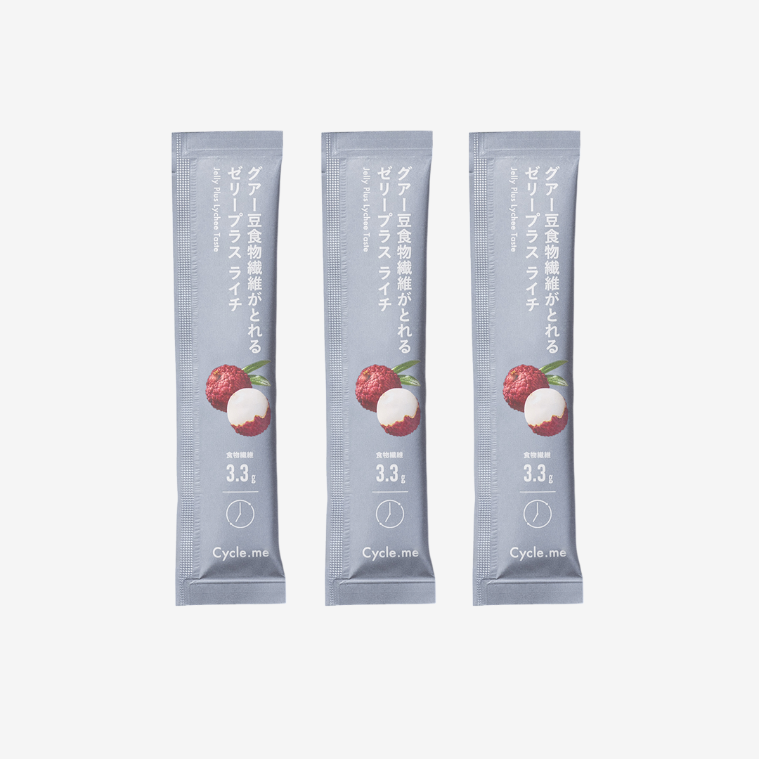 グアー豆食物繊維がとれる ゼリープラス ライチ 3本セット