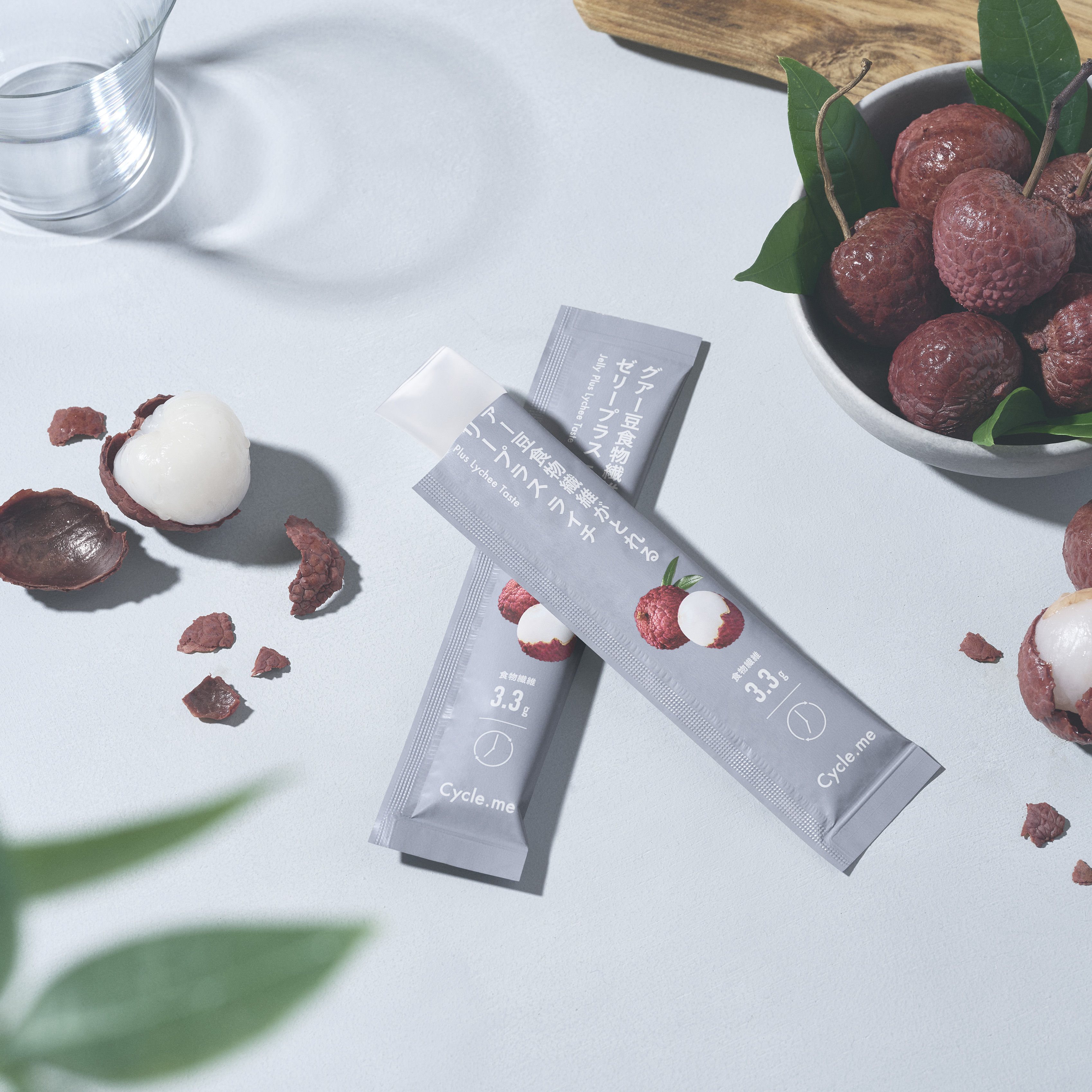 グアー豆食物繊維がとれる ゼリープラス ライチ 3本セット