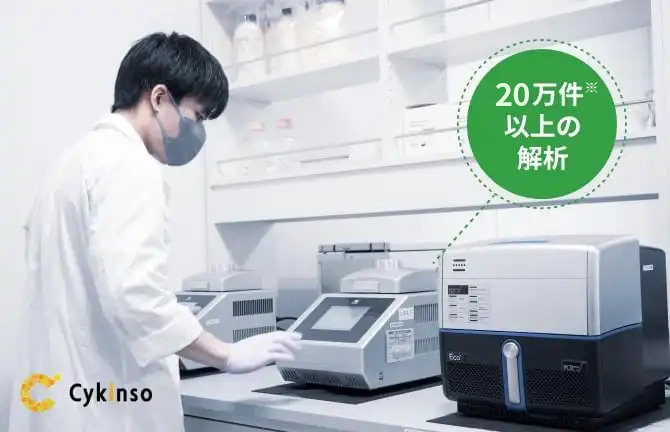 解析している人の画像