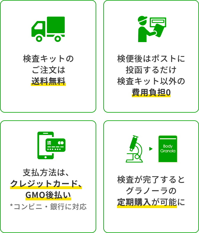 安心の5ポイント