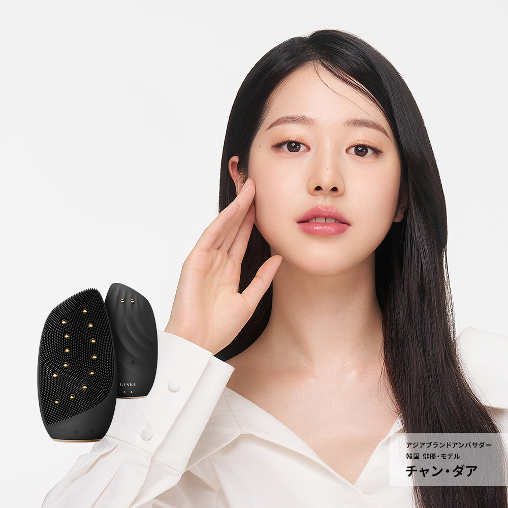 ゲスケ  ソニック サーモ フェイシャルブラシ & フェイスリフター（電動洗顔ブラシ)