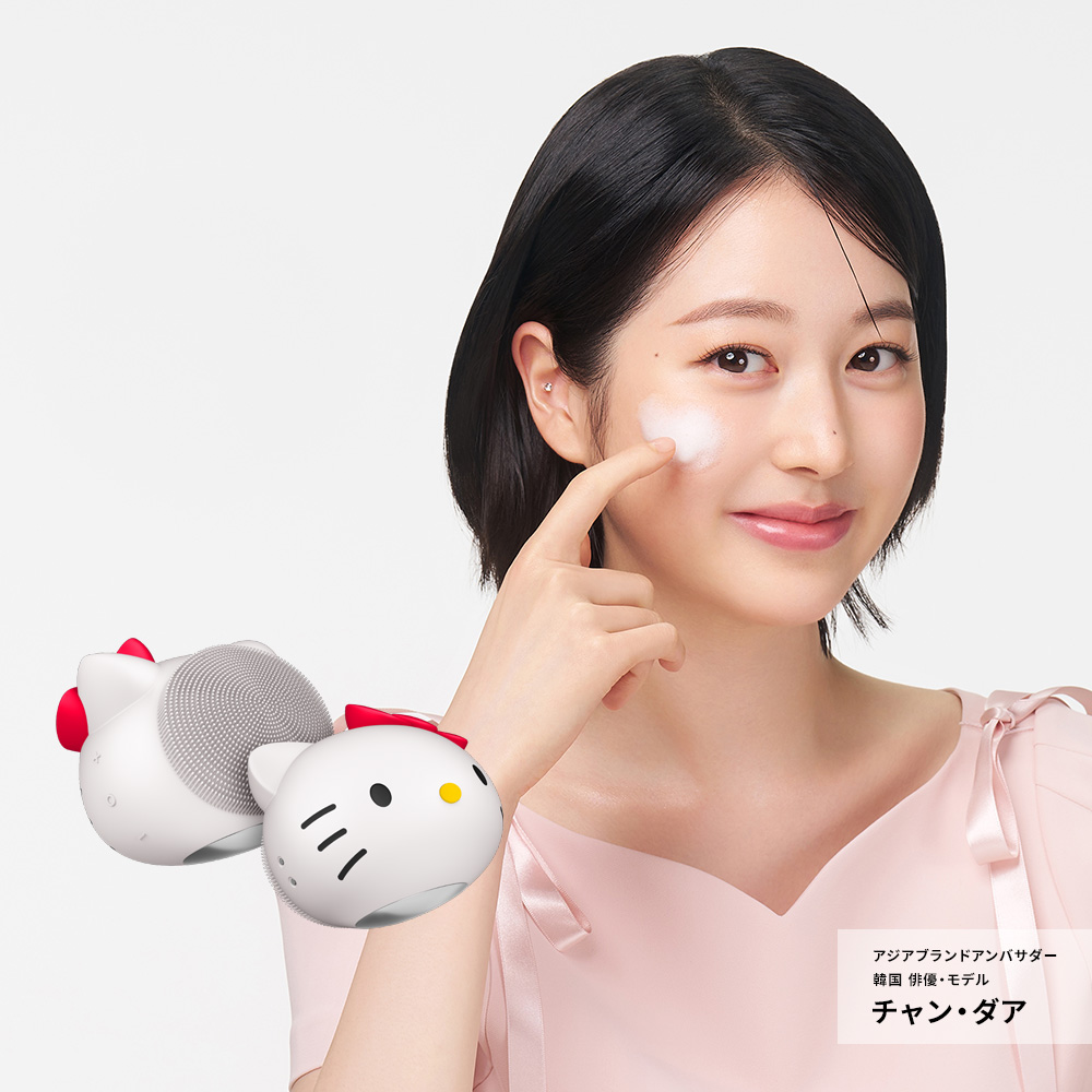 ゲスケ ハローキティ ソニック フェイシャルブラシ（電動洗顔ブラシ)