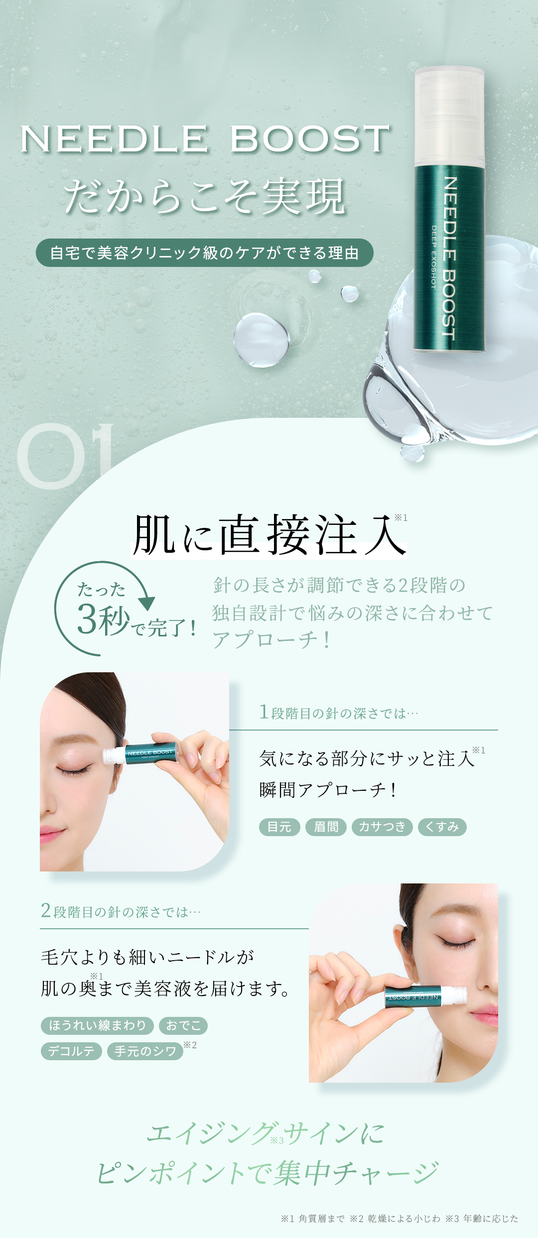 NEEDLEBOOSTだからこそ実現