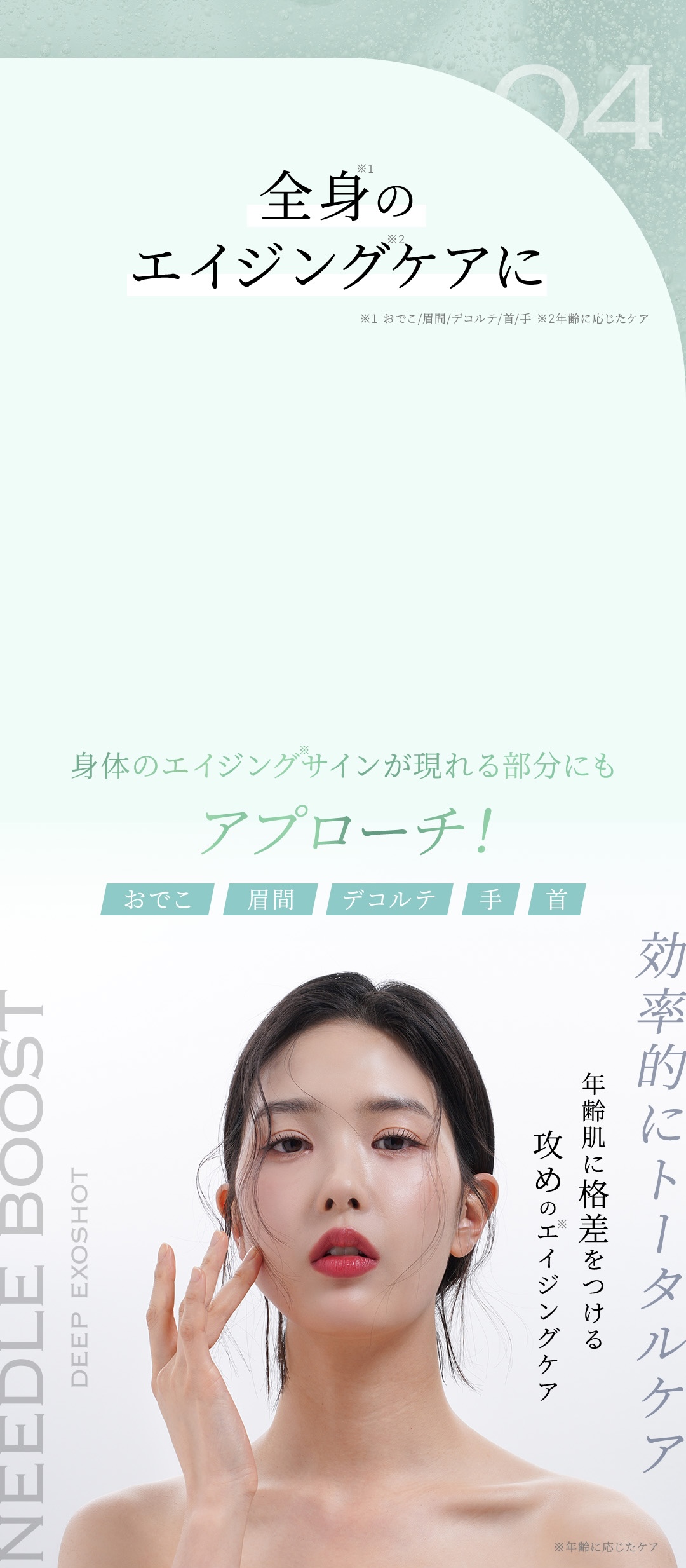 全身のエイジングケアに