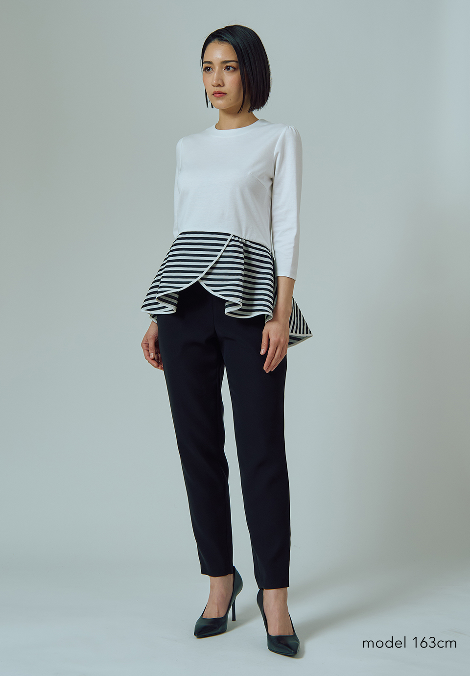 PEPLUM TEE 3/4