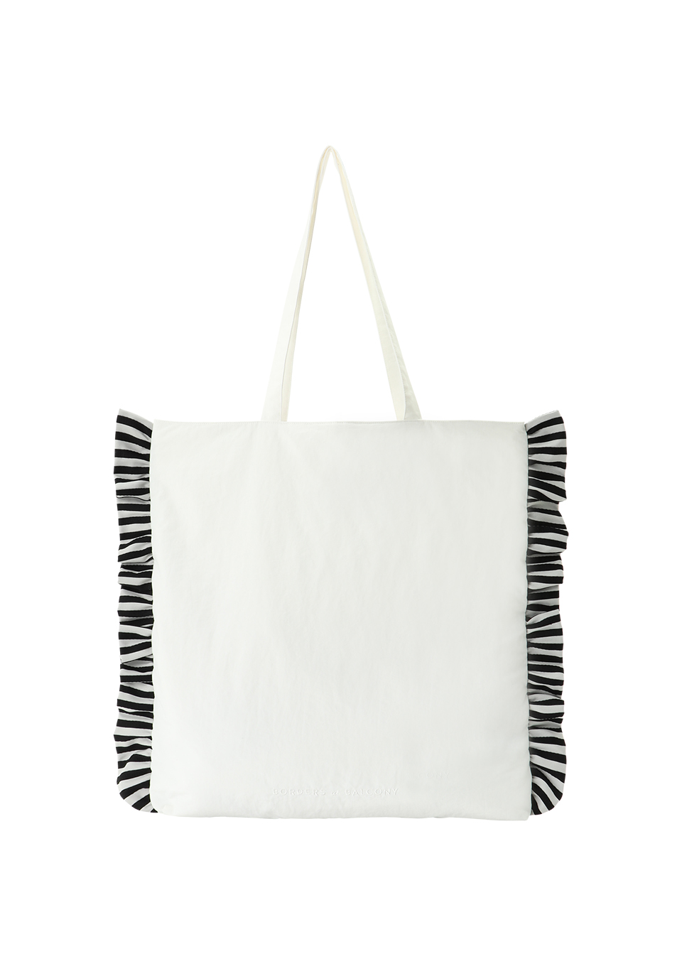 FRILL NYLON TOTE L