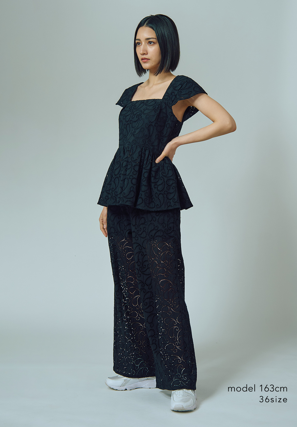 COTTON LACE PANTS