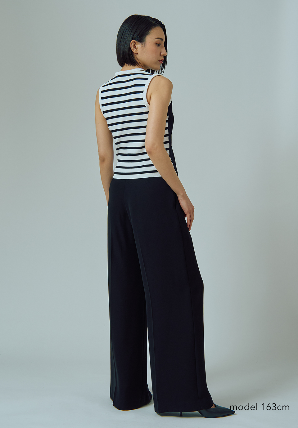TWILL WIDE PANTS