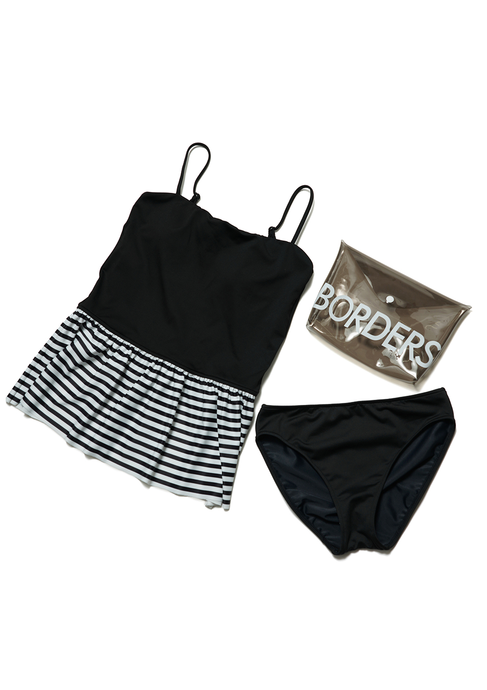 PEPLUM SWIM WEAR　with POUCH