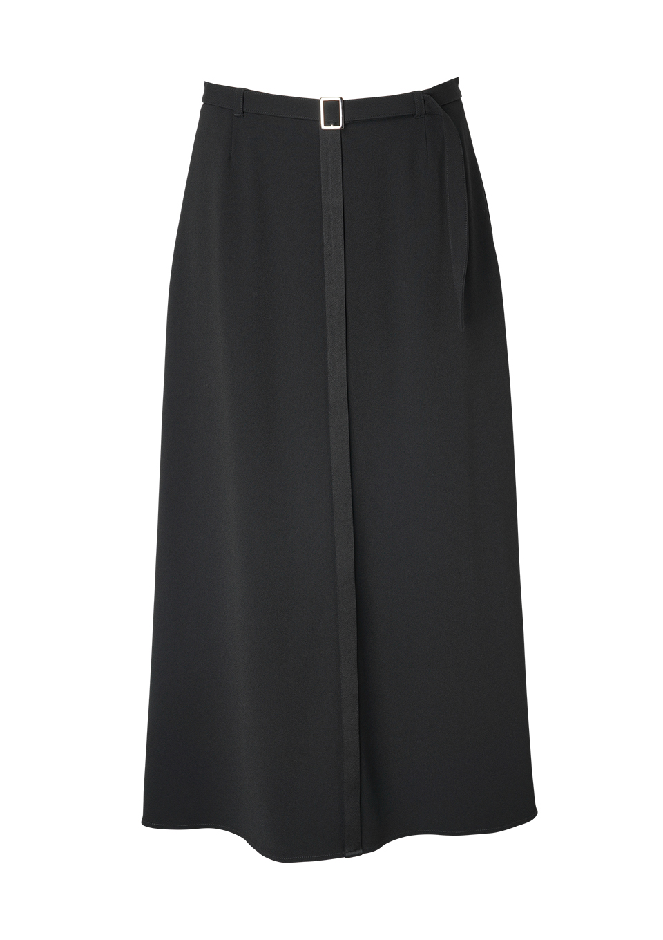 BACK SATIN SKIRT