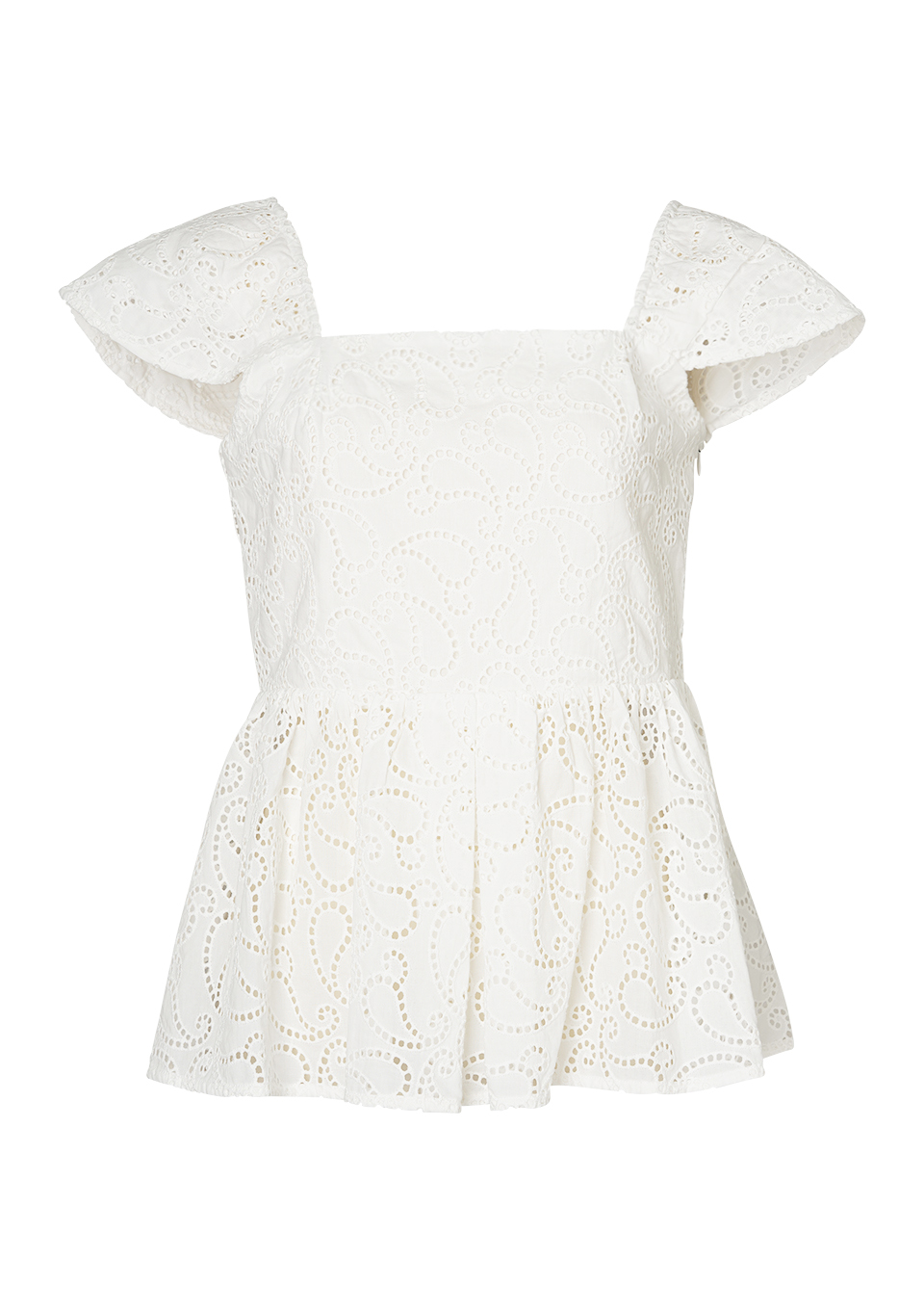 COTTON LACE TOP